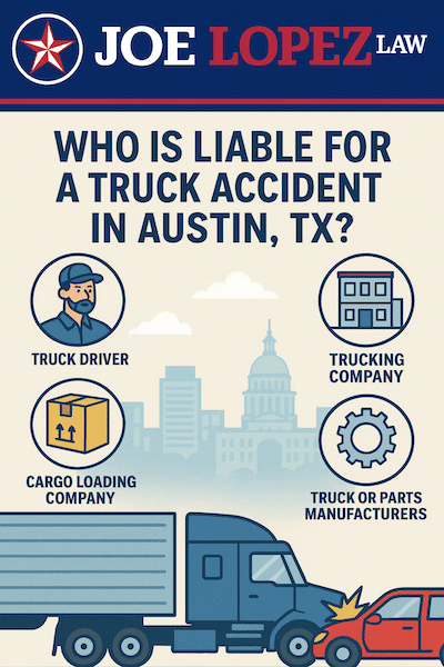 who is liable for a truck accident in Austin, TX? 