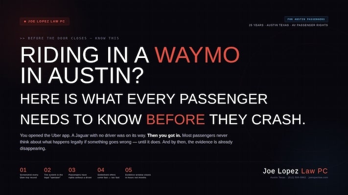 riding in a waymo